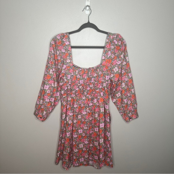 J. Crew Cinched-waist Organic Cotton Dress in Liberty® Meadow Song  NWT - Picture 6 of 7